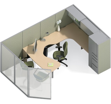 eO+ is an Innovative Modular-Panel and Desking System