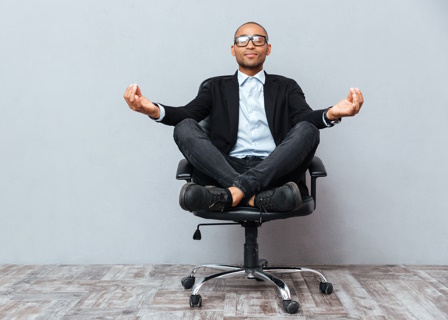 Man sitting on chair