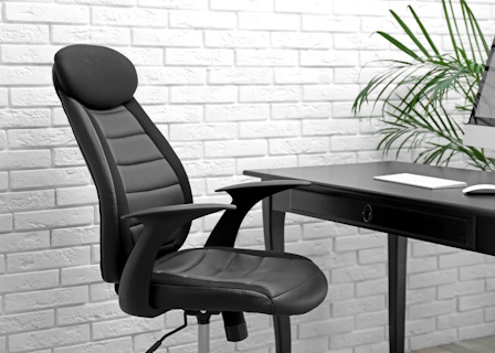 black office chair